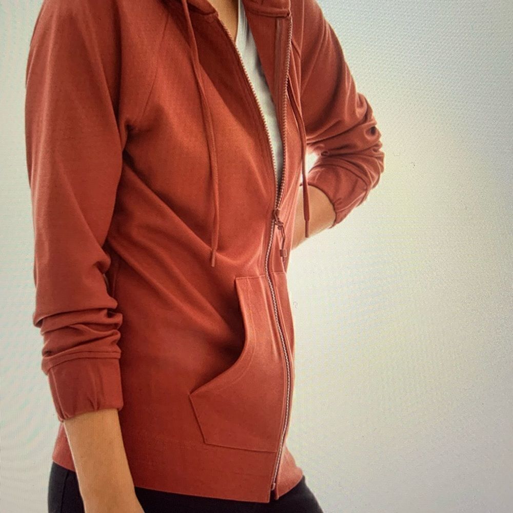 NWT JNY Hooded Zip-Front Jersey Jacket - Picture 2 of 6